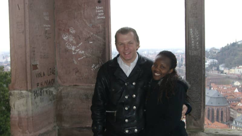 Klaus and Sallie exploring Heidelberg in 2011.