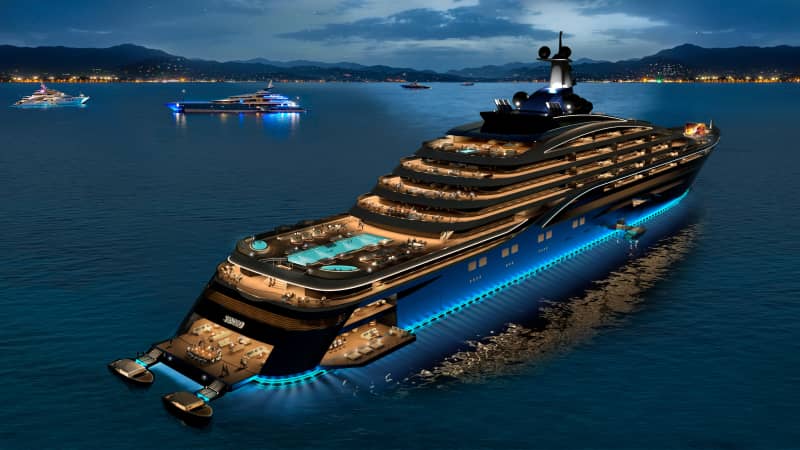 Somnio, which means "to dream '' in Latin, will be one of the largest private residence yachts in the world.