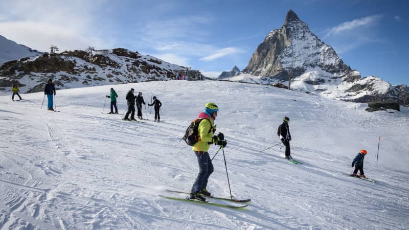 Some mountain areas will require skiers to show proof of vaccination. 