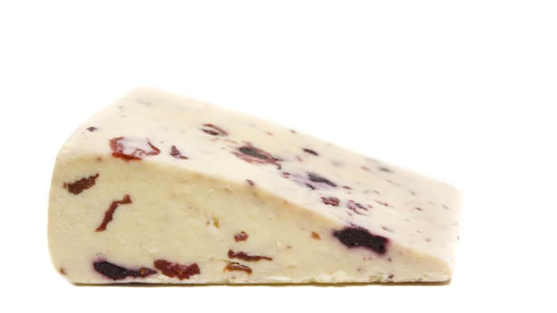 Wensleydale with fruits such as blueberries and cranberries is a classic festive eat in the UK.