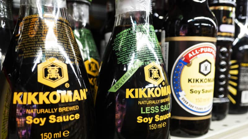 Kikkoman is one of the world's most popular soy sauce brands.  