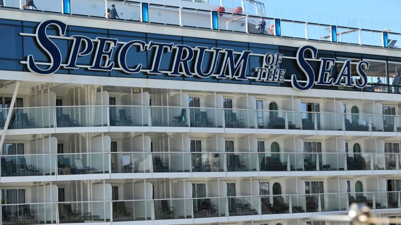 The Spectrum of the Seas was carrying roughly 2,500 passengers. 