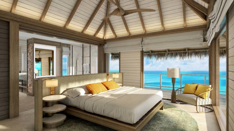 Conrad Maldives Rangali is giving 50 of its villas a refresh. 