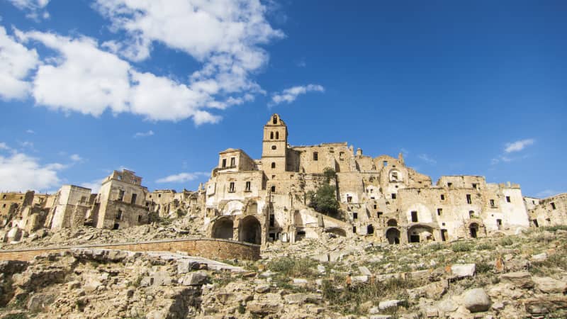 Craco has been a ghost town since the late 20th century.