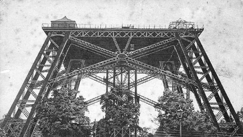 The first, and only, completed stage of the tower.