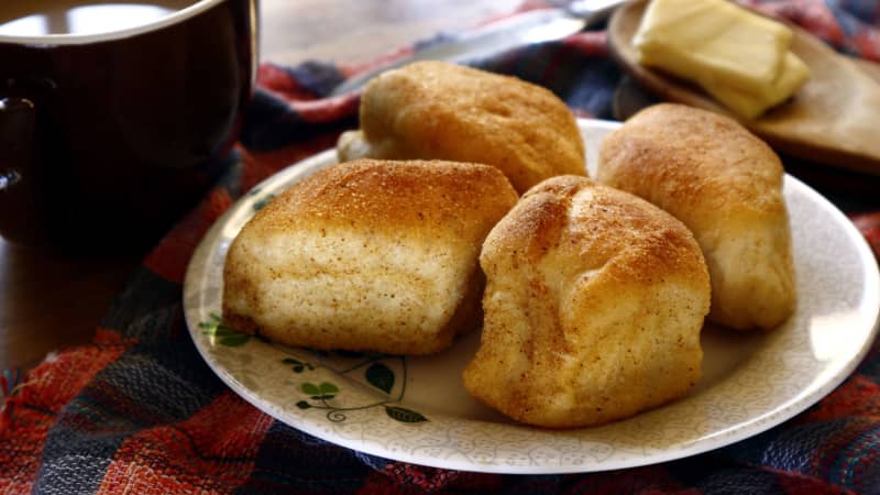 Despite its name, pandesal is actually on the sweet side.