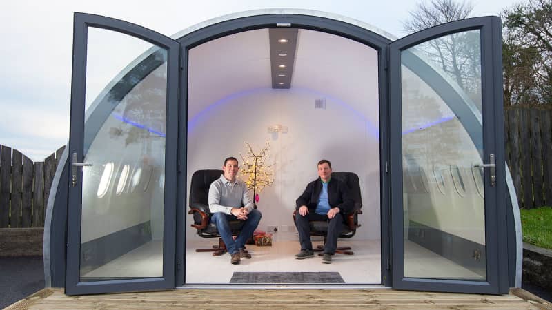Aeropods: airplane cabins turned into home offices