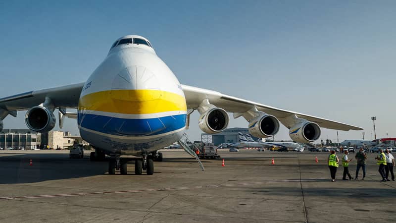 The world's biggest commercial airplane, the AN-225, was famous around the world. 
