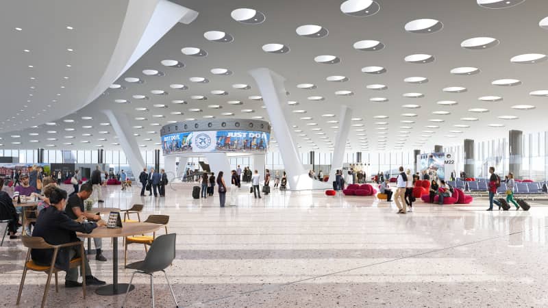 What the new Terminal 5 should look like. 