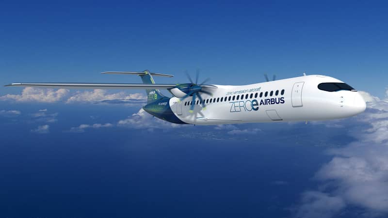 Last year Airbus revealed a trio of hydrogen-powered zero-emission airliner concepts, under the banner ZEROe, which could enter service by 2035.