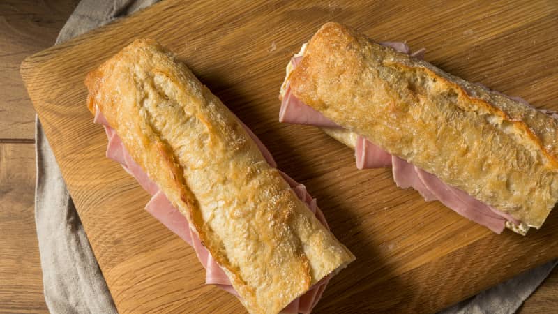 Jambon-beurre: Assemble good-quality ham, butter and a baguette -- nothing more and nothing less.