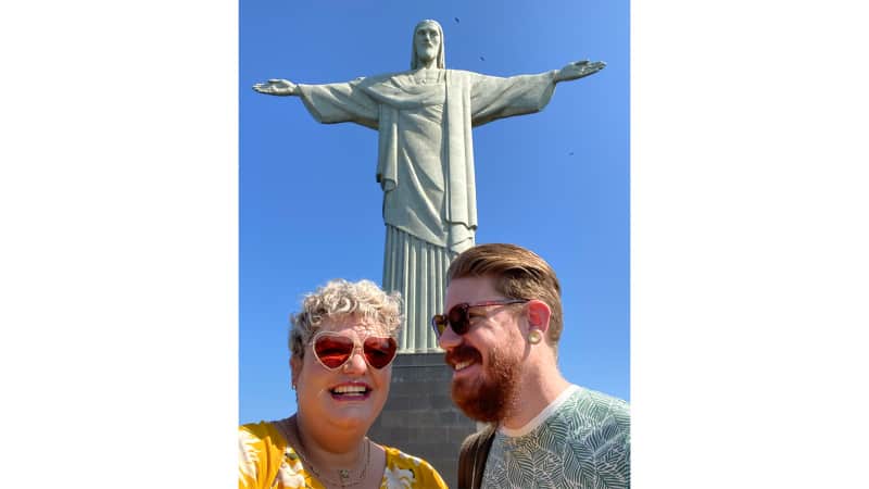 Renata and Brian on a recent trip to Brazil together.