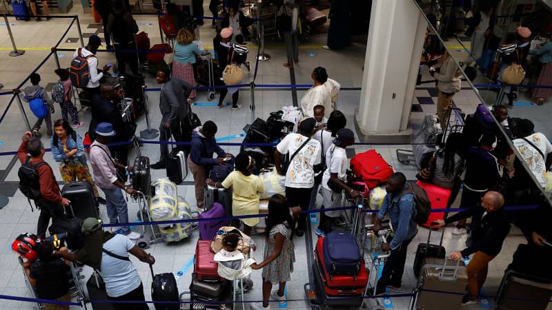 Crowds and queues at airport terminals are becoming a feature of air travel in summer 2022.