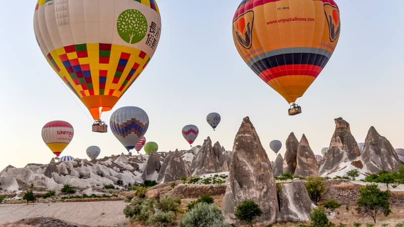 Cappadocia is often explored by visitors in hot air balloons, but is just as captivating on food.