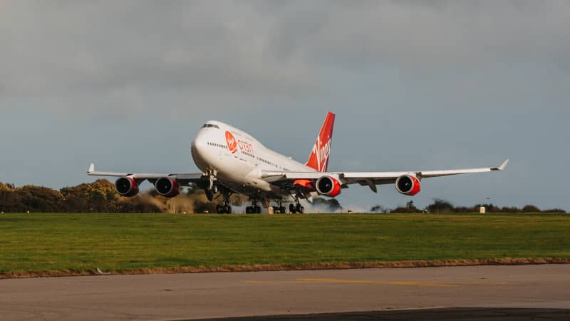 Cosmic Girl, a former Virgin Atlantic 747, will launch from Newquay, U.K.