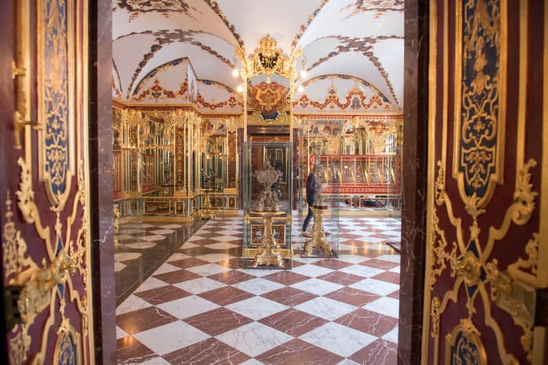 The Green Vault at Dresden's Royal Palace, which is home to around 4000 precious objects made of ivory, gold, silver and jewels, was broken into at 5am early Monday.