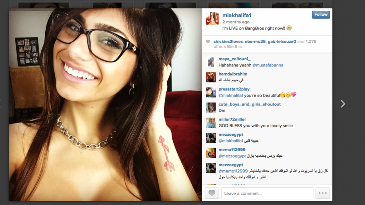 Lebanese Porn Models - Mia Khalifa, Lebanese porn star, gets death threats - CNN