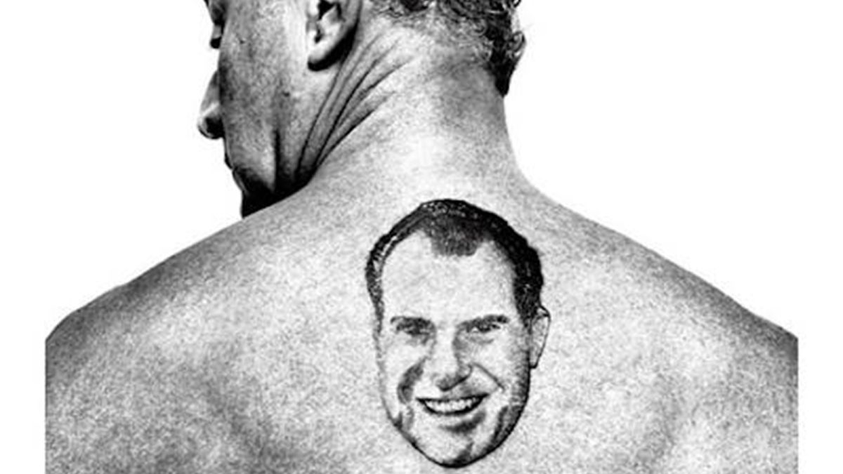 Does roger stone have a nixon tattoo