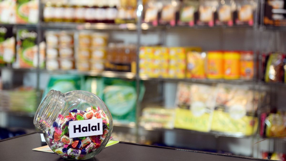 Can halal meat be labelled as organic in the EU?