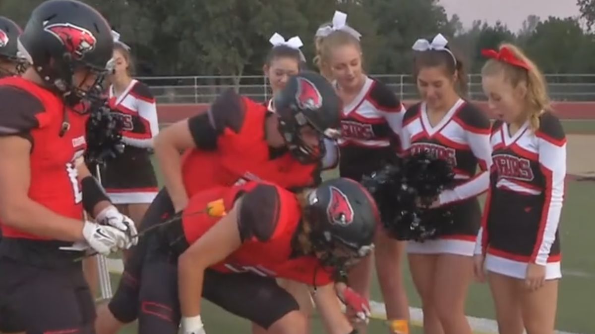 8-year-old cancer patient fulfills dream of becoming a L.A. Rams cheerleader