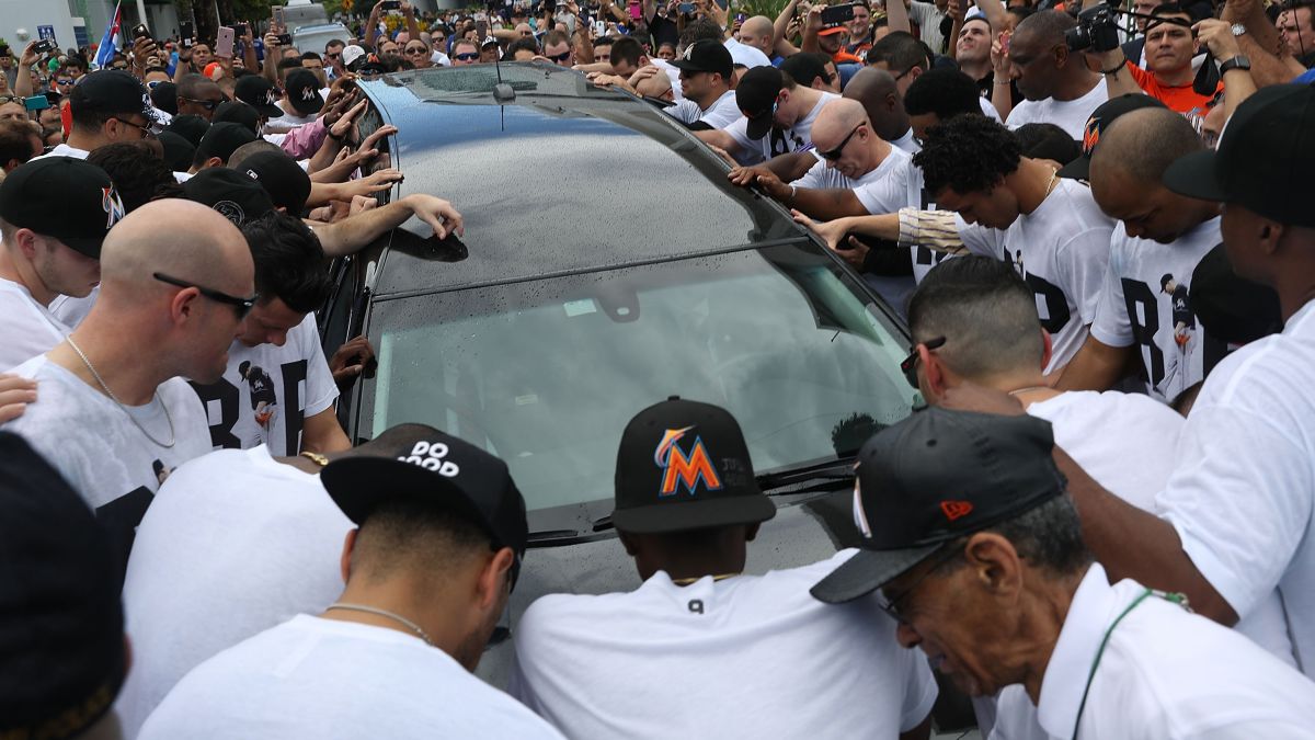 Miami mourns Jose Fernandez in citywide funeral procession