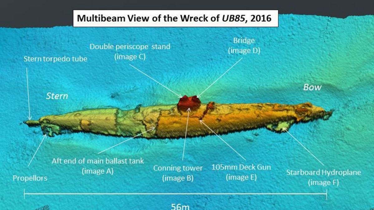 German U Boat Wreckage Found Off Uk Cnn