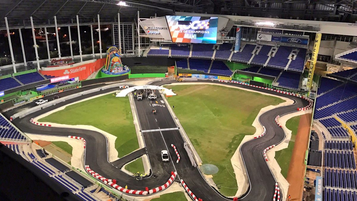 Here's how Marlins Park will be transformed into a football
