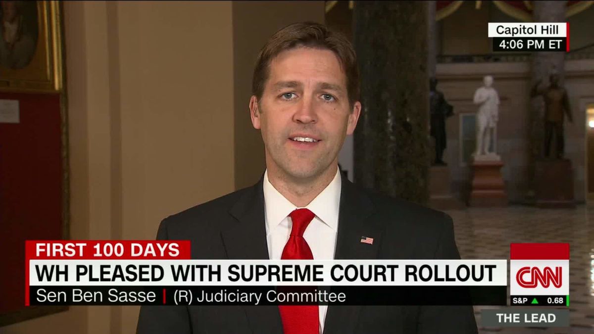 Senator Sasse On Trump S Supreme Court Pick Cnn Video