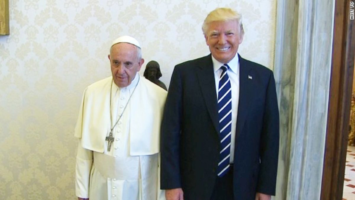 Pope finally meets Donald Trump | Politics