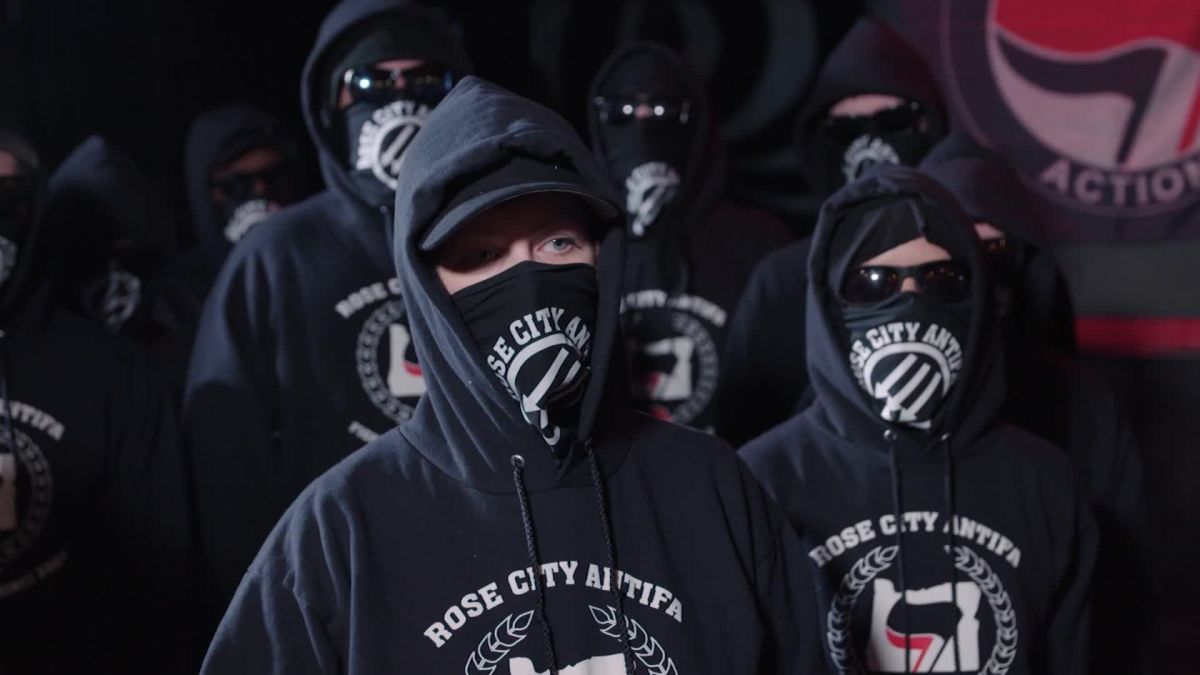 Image result for masked antifa members images