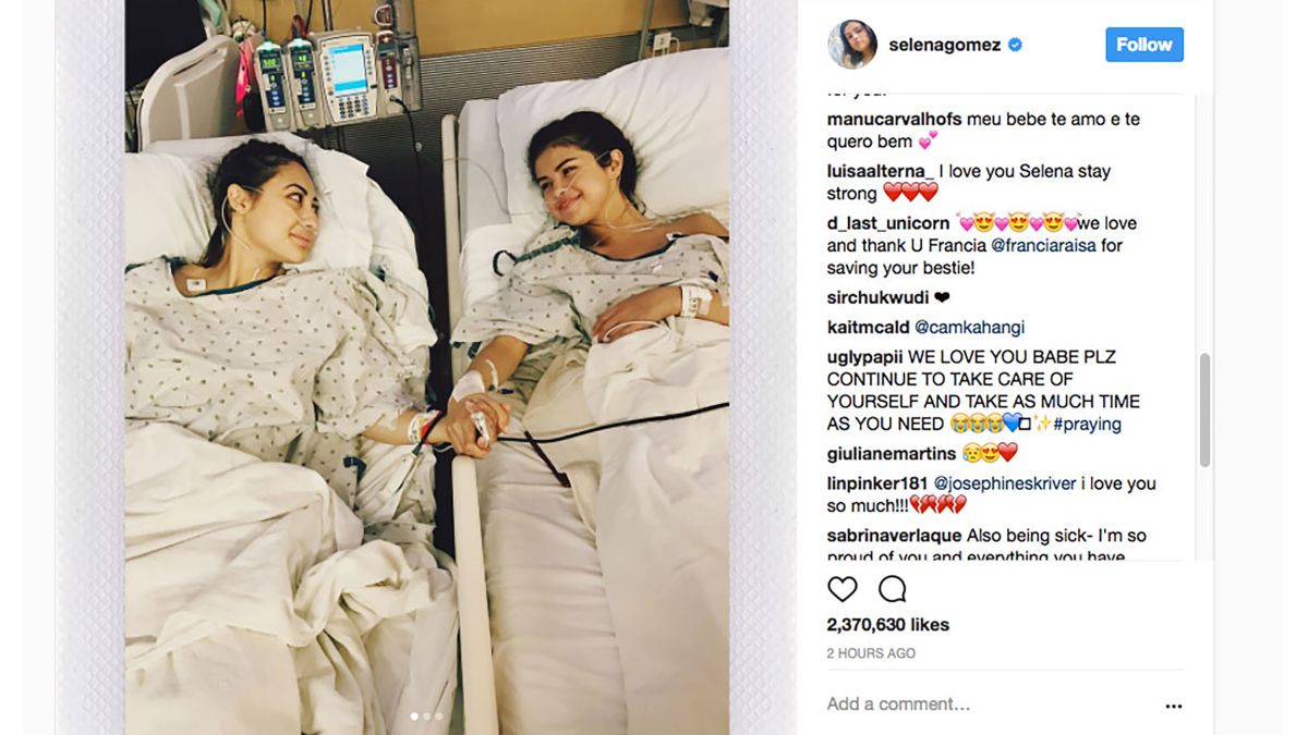 Selena Gomez S Best Friend Gave Her A Kidney Cnn