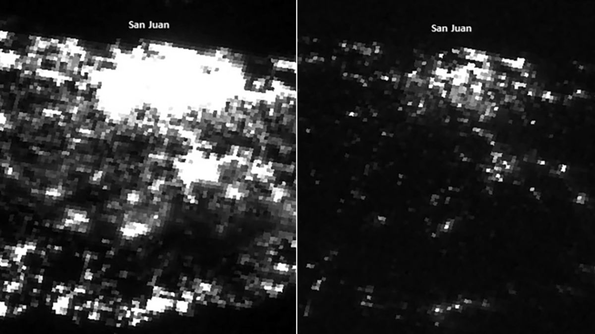 These satellite photos show just how bad the situation is in Puerto Rico | CNN