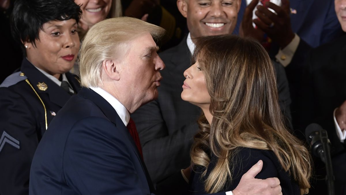 Melania Trump Re Emerges Amid Marriage Scrutiny Cnnpolitics