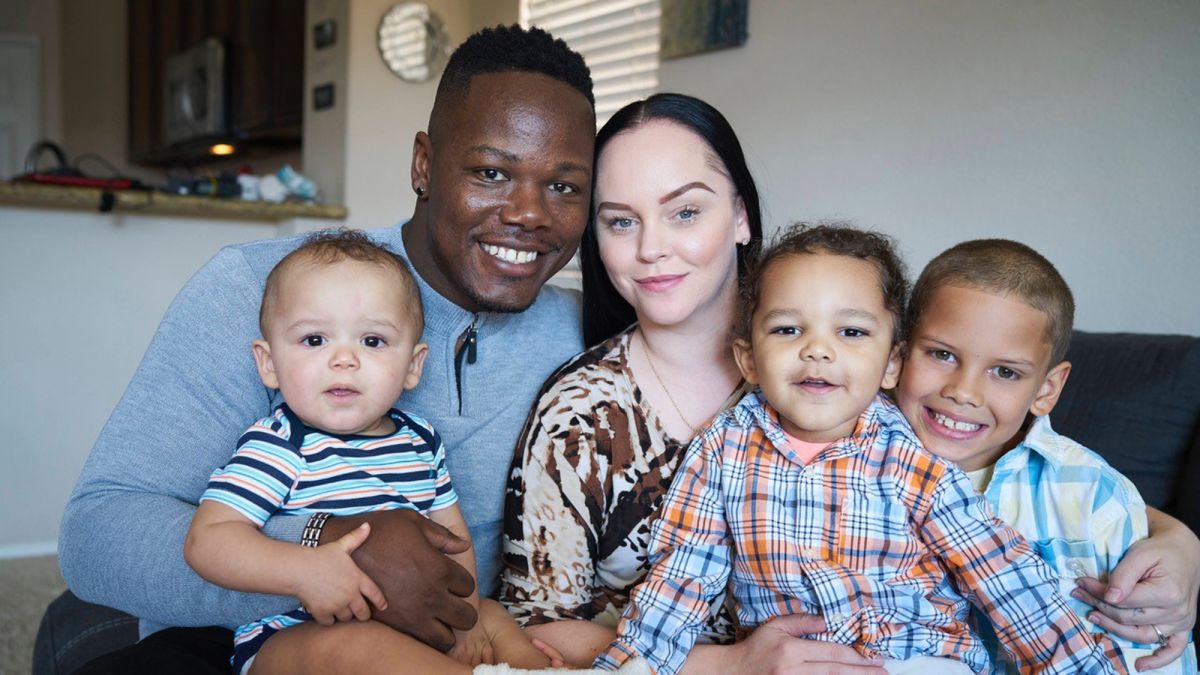 Baby black white wife Husband exposes