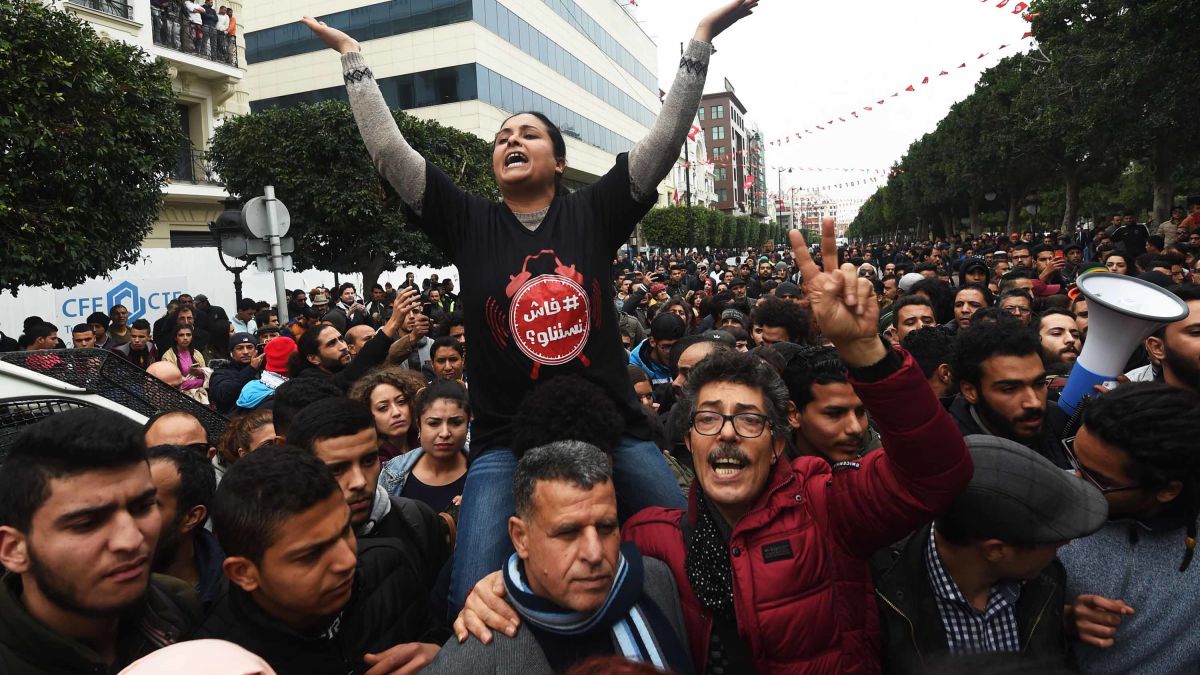 Tunisia Protests Why Are People Taking To The Streets Cnn