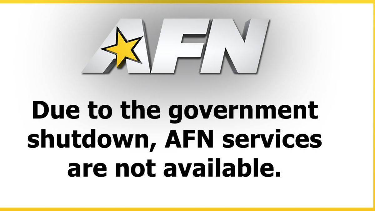 No NFL football, movies and other popular AFN programming if government  shuts down