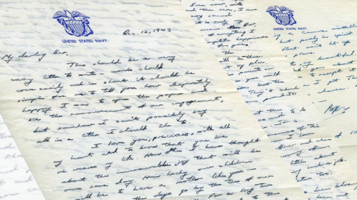 Read A Love Letter George H W Bush Sent To Barbara Bush During World War Ii Cnn