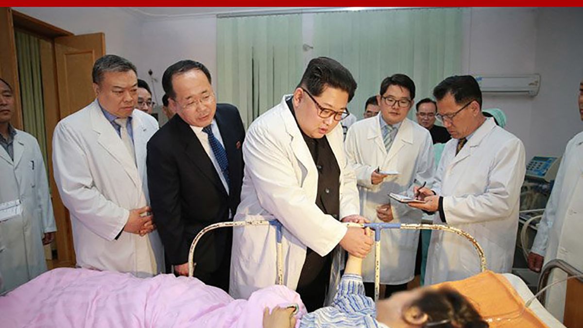 North Korean leader Kim Jong Un visits hospitalized survivors of horror bus  crash | CNN