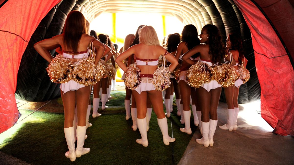 Team Spotlight: The Washington Redskins Cheerleaders' Evolving Wardrobe