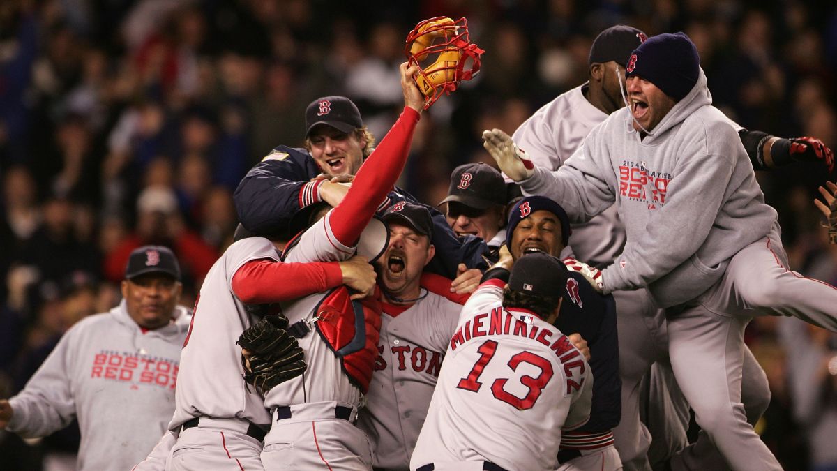 Men's Mitchell & Ness 2004 Boston Red Sox World Series