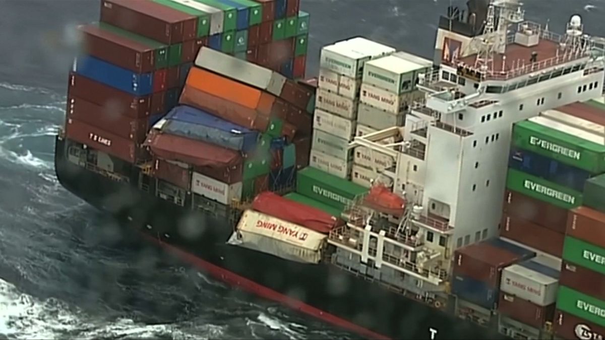 Cargo Overboard, Intense Rolling: The Risks Of Fully Loaded Mega-Container  Ships : NPR