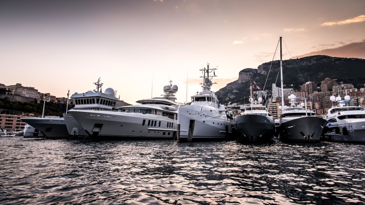 Nine decades of yachts at the Monaco Grand Prix