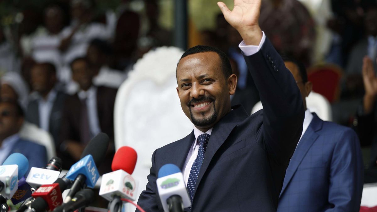 Image result for abiy ahmed  swearing in