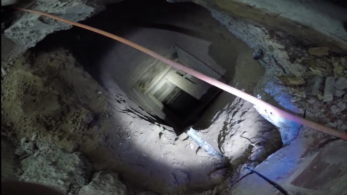 A drug tunnel between Arizona and Mexico was discovered under a ...