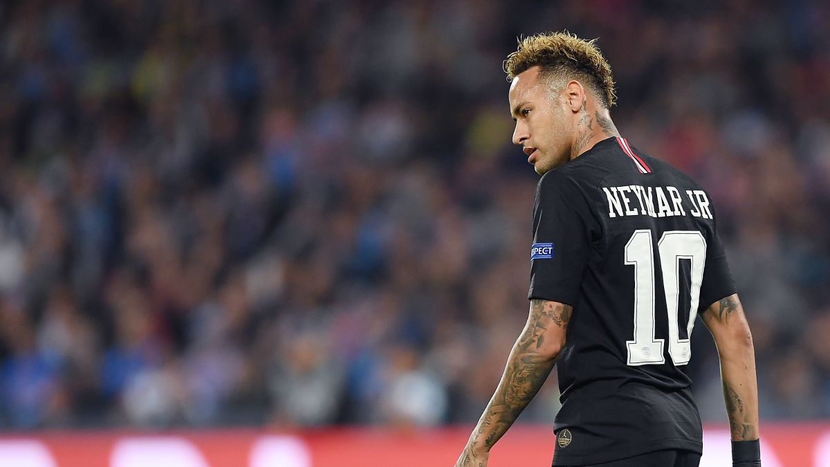 Neymar's PSG Match-Issue/Worn Shirt, UCL 2018/19