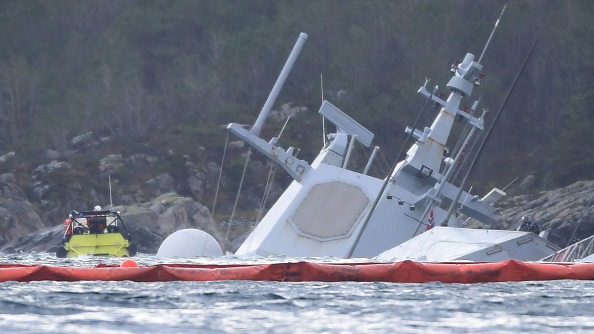 Norway Frigate Sinking Us Navy Sailor On Board Ship Cnn