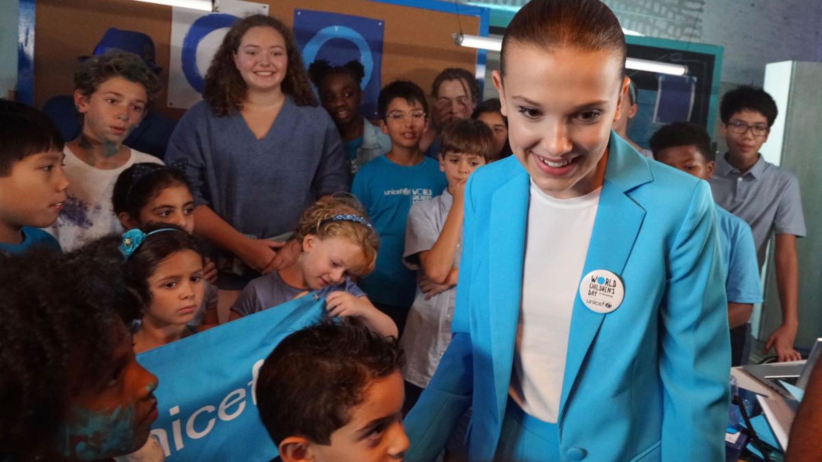 Stranger Things Star Millie Bobby Brown Is Now Unicef S Youngest