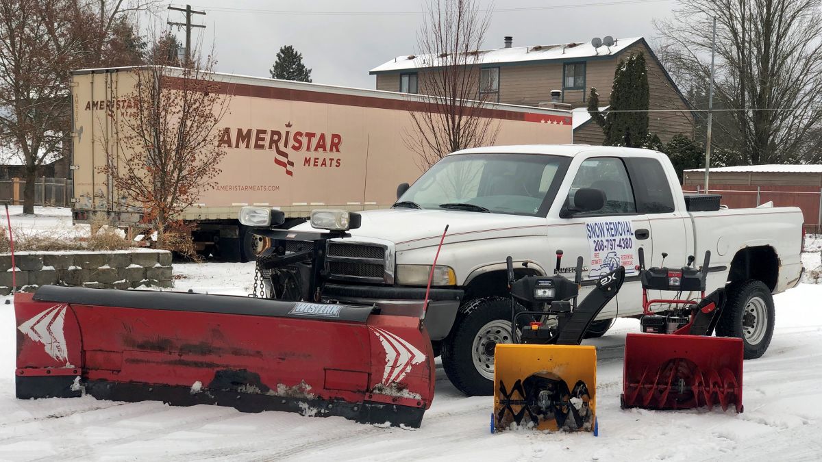 Snow Plowing Truck Driver Essentials Snow Plow' Unisex Vintage