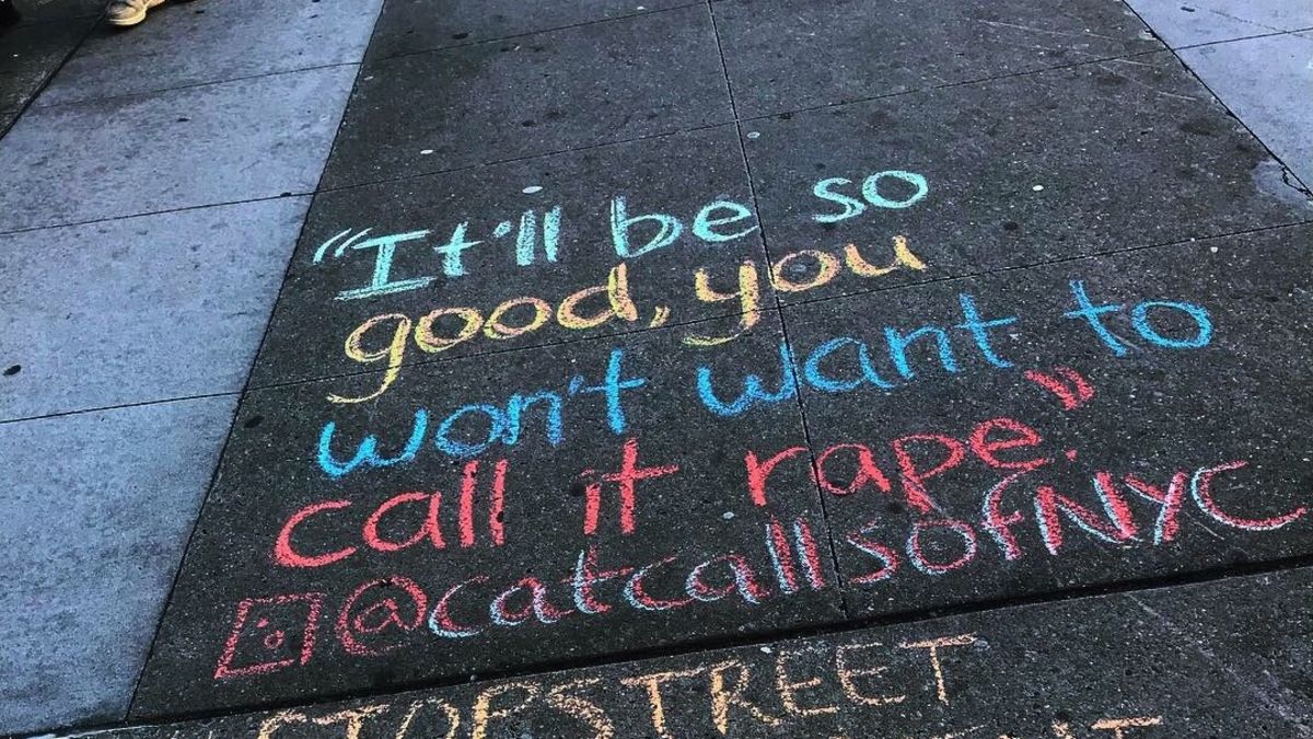 Catcalls Of Nyc Women Are Writing On Pavements Around The World To Stop Street Harassment Cnn