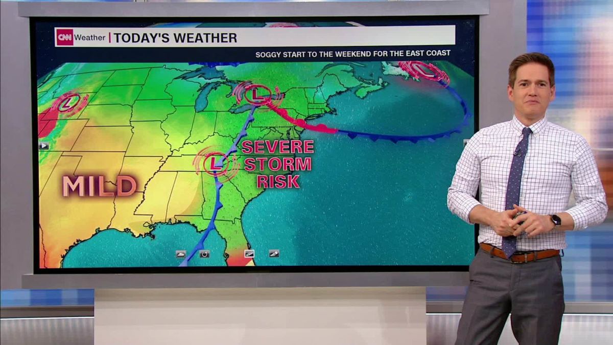 weather map for east coast Severe Weather Threatens The East Coast Cnn Video weather map for east coast